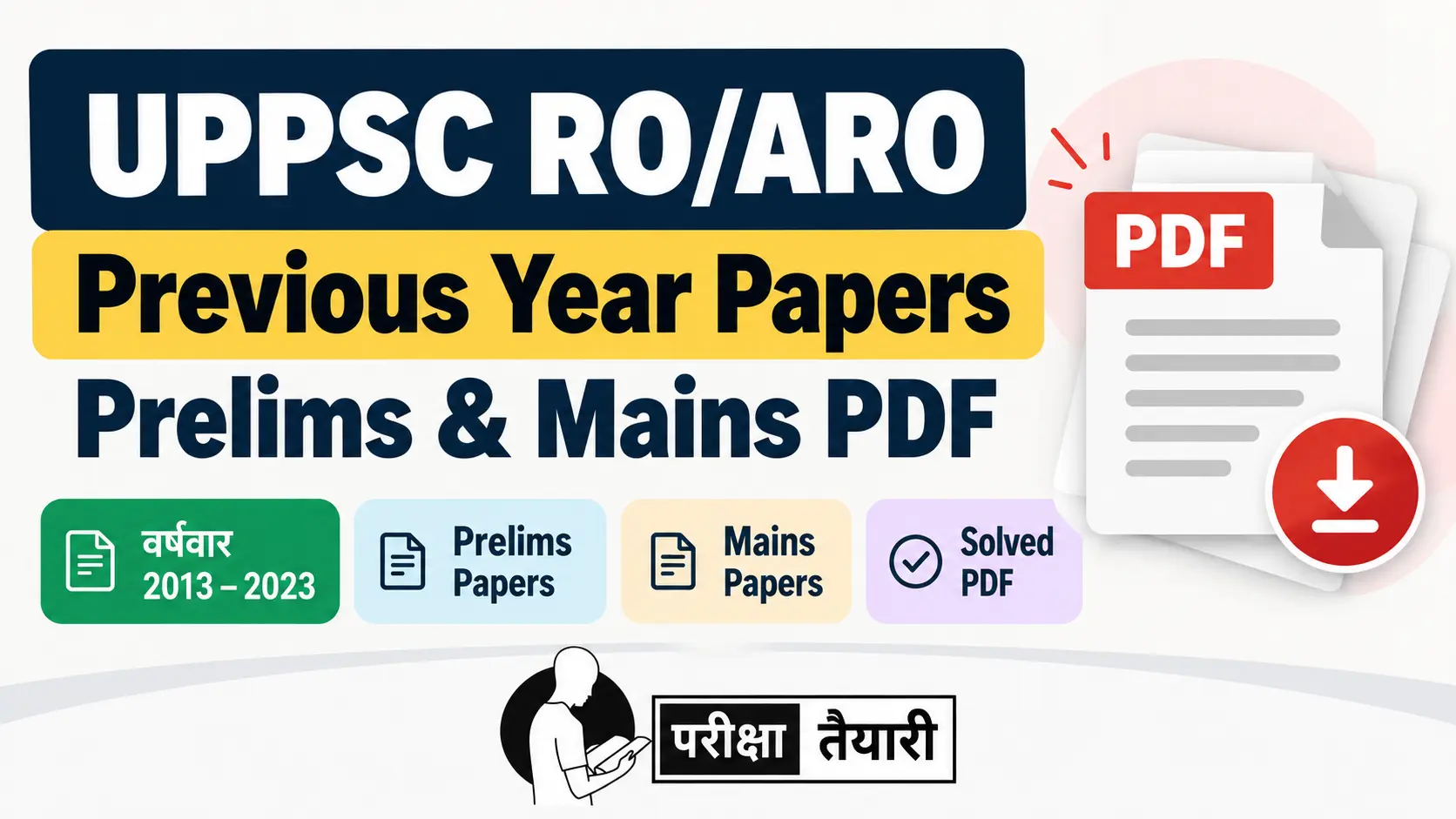 UPPSC RO ARO Previous Year Paper post feature img
